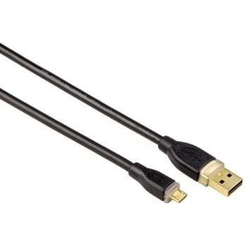 Hama USB Connection USB-kabel 0,75 m USB A USB B Sort