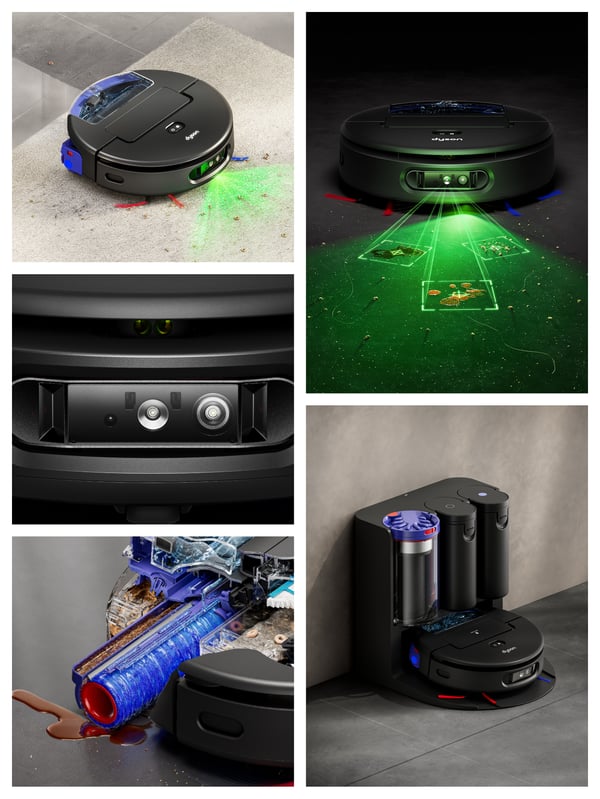 Dyson Spot+scrub Ai 0,25 L Musta