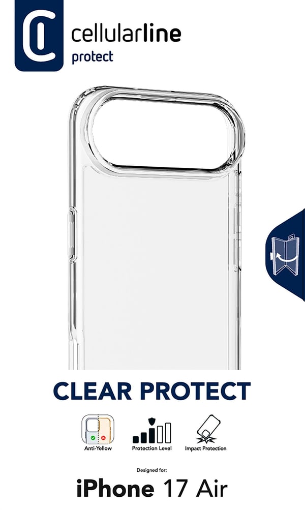 Cellularline CLEARDUOIPH17MAXT mobiltelefon etui 16,8 cm (6.6") Cover Transparent