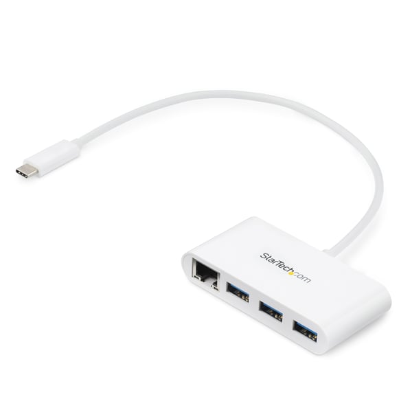 StarTech.com 3-porttinen USB 3.0 -keskitin ja Gigabit Ethernet