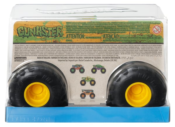 Hot Wheels Monster Trucks Oversized GUNKSTER Vehicle