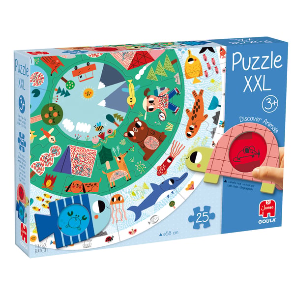 Goula - Puzzle XXL Discover Animals