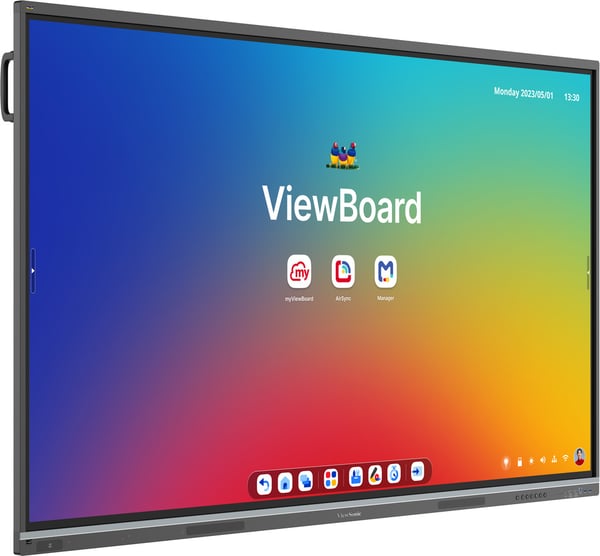 Viewsonic IFP8651-3C Interaktivt whiteboard 2,18 m (86") 3840 x 2160 pixel Berøringsskærm Sort USB