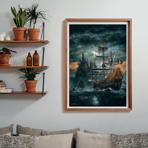 Clementoni High Quality Collection The Pirates Ship Puslespil 1500 stk Kunst