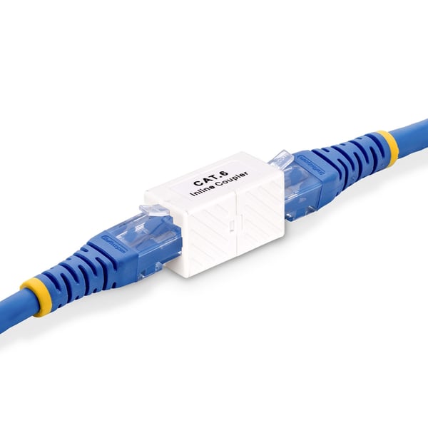 StarTech.com RJ45-kopplare, Cat6-ledningskopplare, hona till hona (F/F) T568-kontakt, oskärmad Ethernet-kabelförlängning
