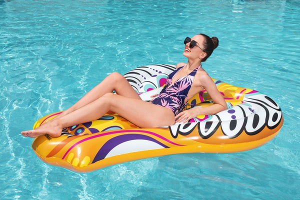 Bestway 43491 pool- och badmadrass Multifärg Mönstrad Vinyl Flytande ö