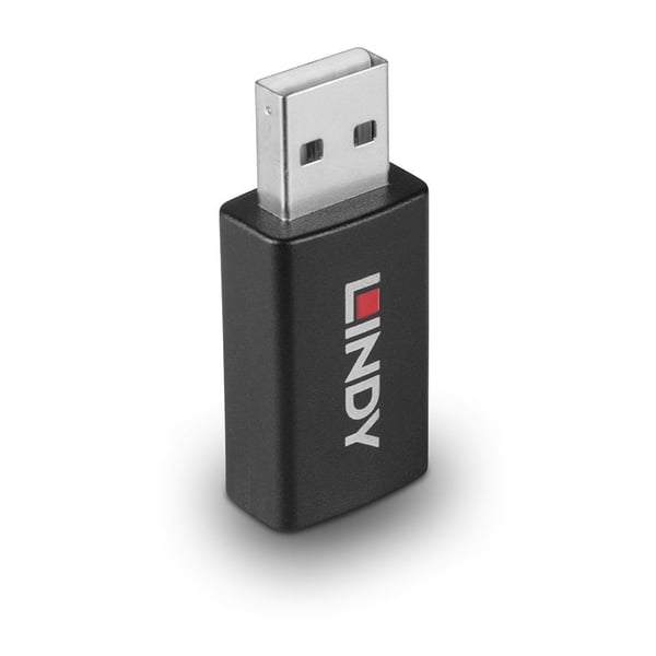 Lindy 71263 kabelomvandlare (hane/hona) USB Type A Svart Lindy 71263 kabelomvandlare (hane/hona) USB Type A Svart