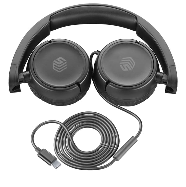 Music Sound 8018080476174 Kuulokkeet Langallinen Pääpanta Puhelut/Musiikki USB Type-C Musta
