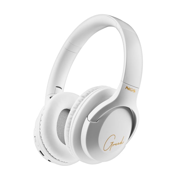 NGS ARTICA GREED Hörlurar Kabel & Trådlös Huvudband Samtal/musik USB Type-C Bluetooth Vit