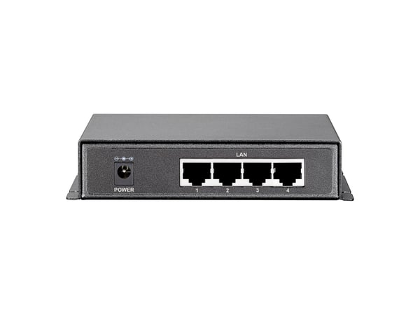 LevelOne GEP-0521 verkkokytkin Hallitsematon Gigabit Ethernet (10/100/1000) Power over Ethernet -tuki Harmaa