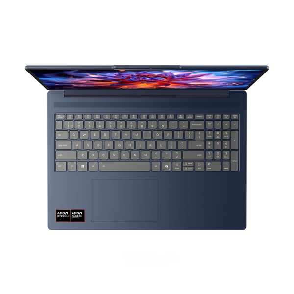 Lenovo IdeaPad Slim 5 16AGP11 Copilot+ PC AMD Ryzen AI 7 445 Laptop 40,6 cm (16") WUXGA 16 GB DDR5-SDRAM 512 GB SSD Wi-Fi 6 (802.11ax) Windows 11 Home Blå Italiensk