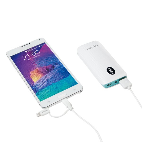 LogiLink CU0118 USB-kabel 1 m Micro-USB A USB A Hvid