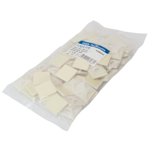 LogiLink KAB0044 kabelbinderbeslag Beige Syntetisk ABS 50 stk