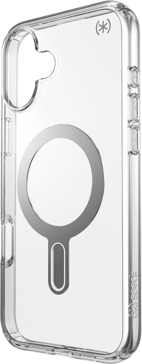 Speck Presidio Perfect-Clear ClickLock & MagSafe til iPhone 16 Plus gennemsigtig