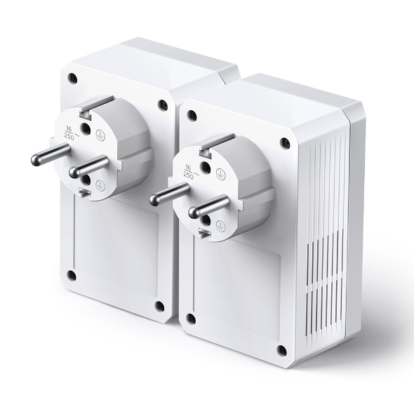 TP-Link TL-PA4010P KIT V5 PowerLine-nätverksadapter 600 Mbit/s Nätverksansluten (Ethernet) Vit 2 styck