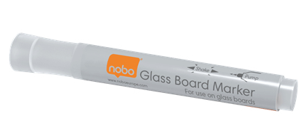 Nobo whiteboardpennor för glastavlor, kulspets med flytande bläck, 4-pack