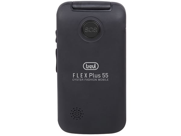 Trevi Flex Plus 55 6,1 cm (2.4") Musta Senioripuhelin