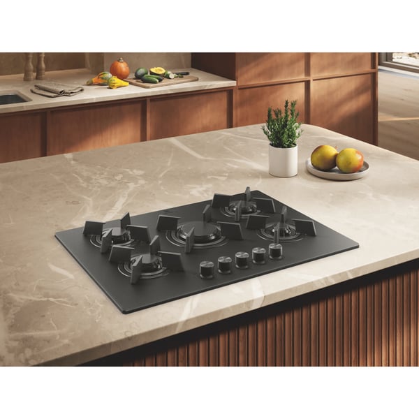 Electrolux KGG753723L Svart Inbyggd 75 cm Gas 5 zone(s)