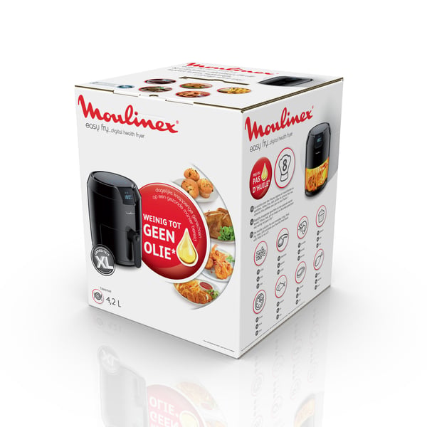 Moulinex EZ4018 Single 4,2 l Fristående 1500 W Svart