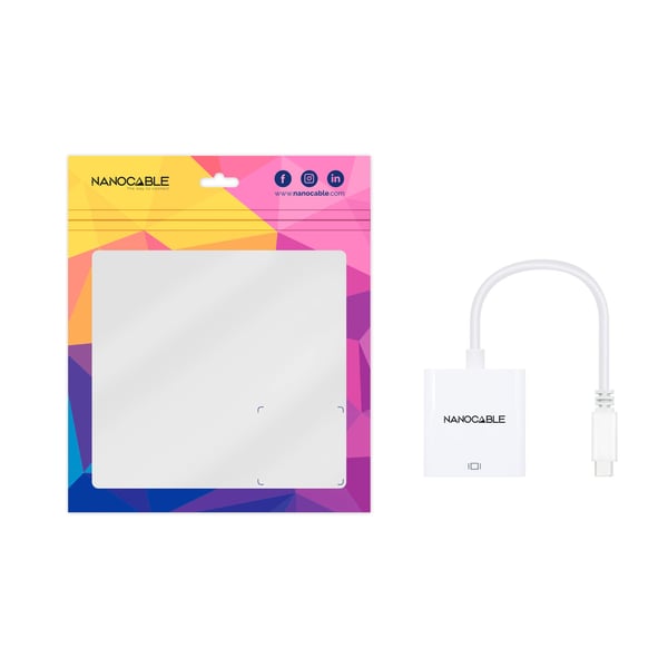 Nanocable 10.16.4102 USB grafisk adapter 4096 x 2160 pixel Hvid