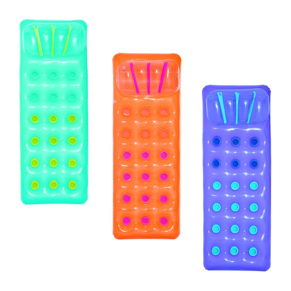 Bestway 43015 pool- och badmadrass Grön, Transparent, Gul Vinyl