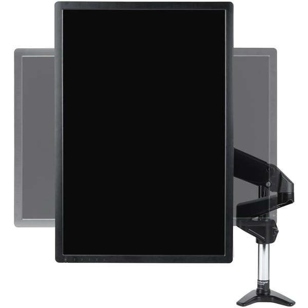 StarTech.com ARMPIVOTE2 monitorin kiinnike ja jalusta 124,5 cm (49") Vastaanotto Musta