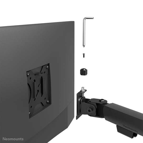 Neomounts DS45-600BL2-1 skærmbeslag og -stativer 81,3 cm (32") Skrivebord Sort