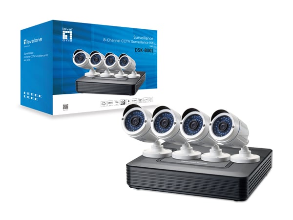 LevelOne DSK-8001 videovalvontalaite Langallinen 8 kanavaa