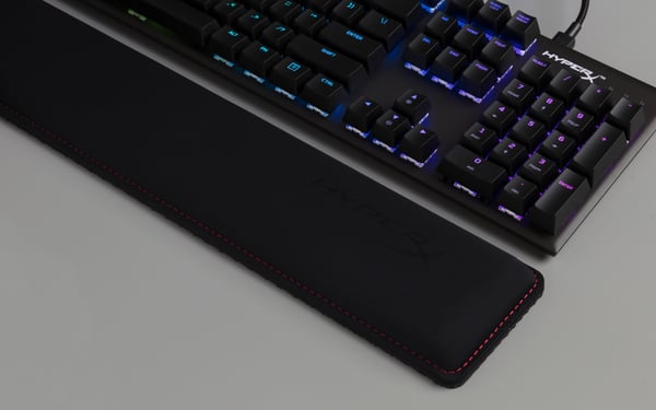 HyperX HX-WR håndledsstøtte Gele, Hukommelsesskum, Gummi Sort