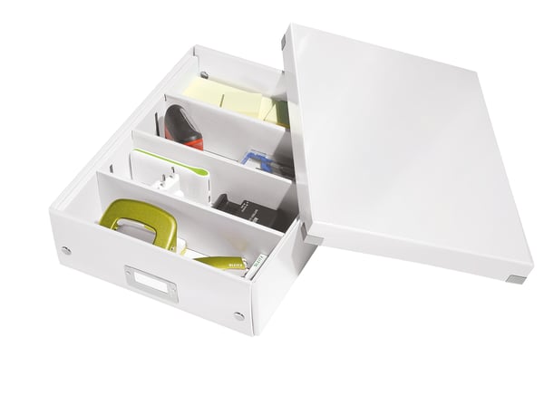 Leitz Click & Store WOW Medium Sorteringslåda, 85% återvunnen kartong