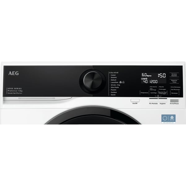 AEG L6SE26A vaskemaskine Front-læsning 6 kg 1200 rpm Hvid