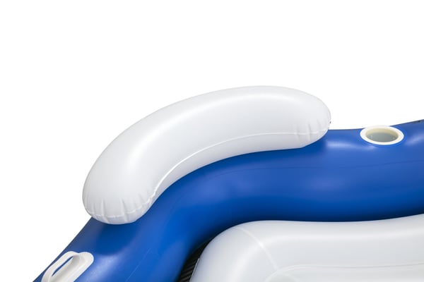 Bestway 43111 pool- och badmadrass Blå, Vit Mönstrad Vinyl Flytande ö