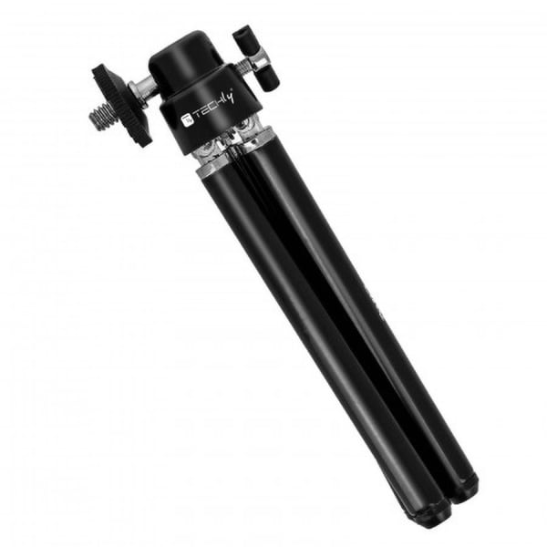 Techly I-TRIPOD-UN kolmijalka Matkapuhelin 3 jalkoja Musta