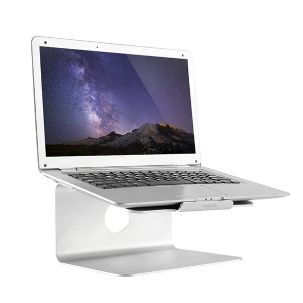 LogiLink AA0104 Ställ för bärbara datorer Ställ till bärbara datorer Silver 43,2 cm (17")