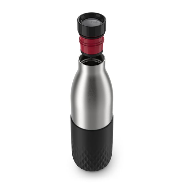 Tefal Bludrop Sleeve N31111 Dagligt forbrug, Fitness, Vandring, Sport 700 ml Rustfrit stål Sort, Rustfrit stål