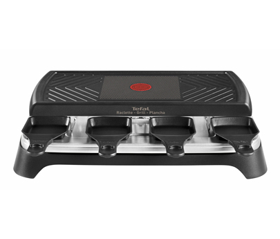 Tefal RE459812 raclettepannu 8 henkilö(t) 1350 W Musta