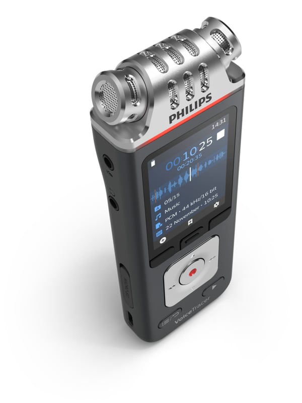 Philips VoiceTracer Svart, Grå