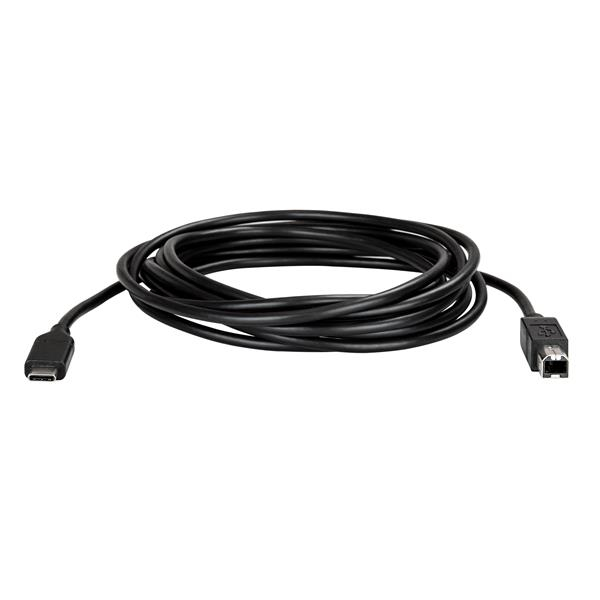 StarTech.com USB2CB3M USB-kabel USB 2.0 3 m USB C USB B 0,48 Gbit/sek. Sort