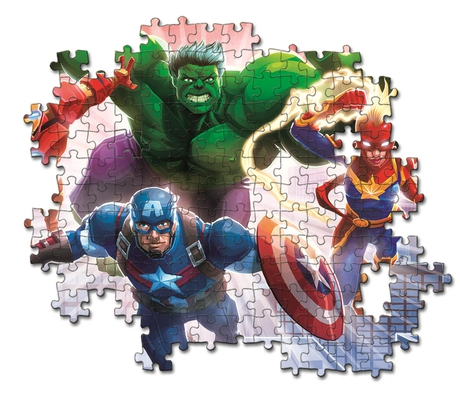 Clementoni Marvel Avengers Kontur puslespil 104 stk Kunst