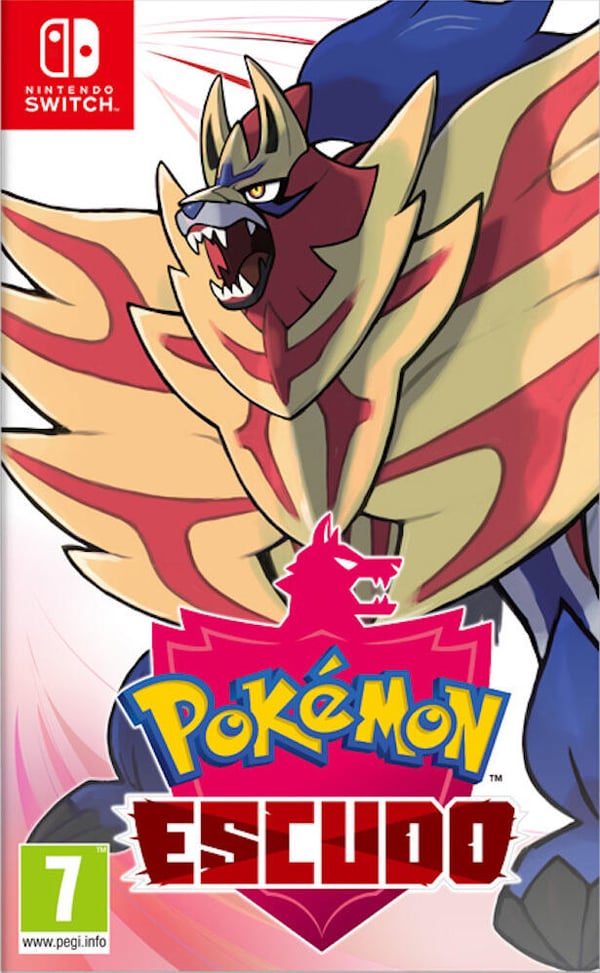 Nintendo Pokémon Bouclier Standard Tysk, Engelsk, Koreansk, Spansk, Fransk, Italiensk, Japansk Nintendo Switch