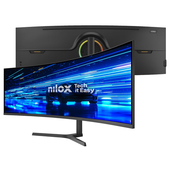 Nilox computerskærm 124,5 cm (49") 5120 x 1440 pixel Dual QHD LCD