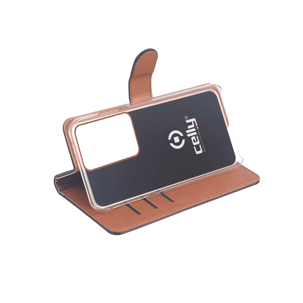 Celly WALLY mobiltelefon etui 17,5 cm (6.9") Tegnebogsetui Sort