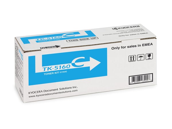 KYOCERA TK-5160C värikasetti 1 kpl Alkuperäinen Syaani