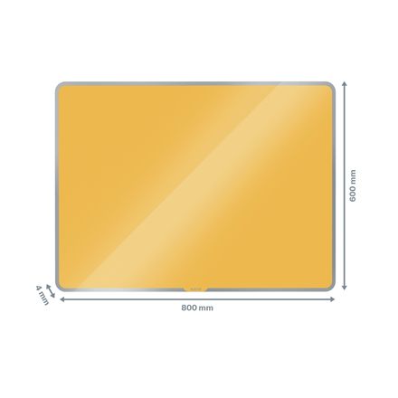 Leitz Cosy Magnetisk Whiteboard Glas 80x60 cm