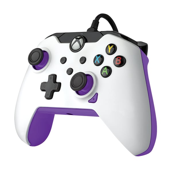 PDP 049-012-WPR spil-controller Lilla, Hvid USB Gamepad Analog/digital PC, Xbox, Xbox One X, Xbox Series S, Xbox Series X