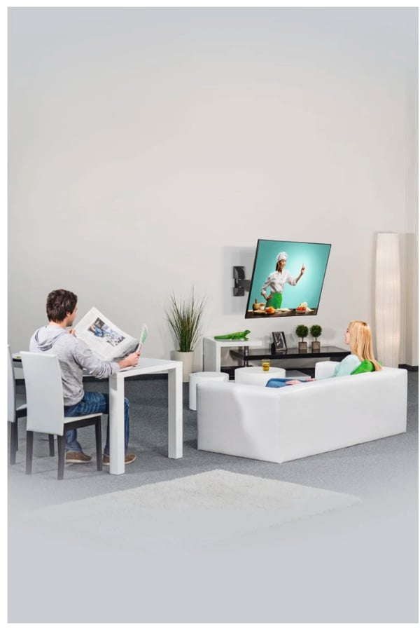Hama 00220823 TV-kiinnike 165,1 cm (65") Musta