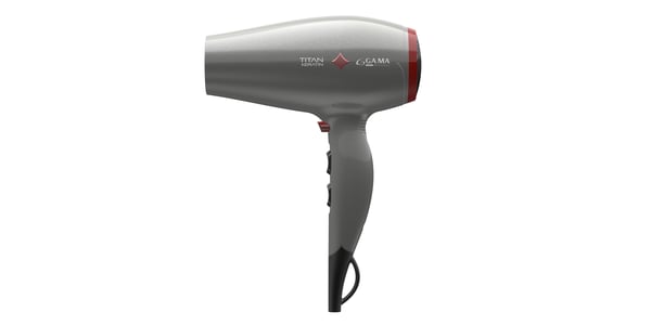 GA.MA Titan Keratin Diamond 3D hiustenkuivain 2300 W Harmaa