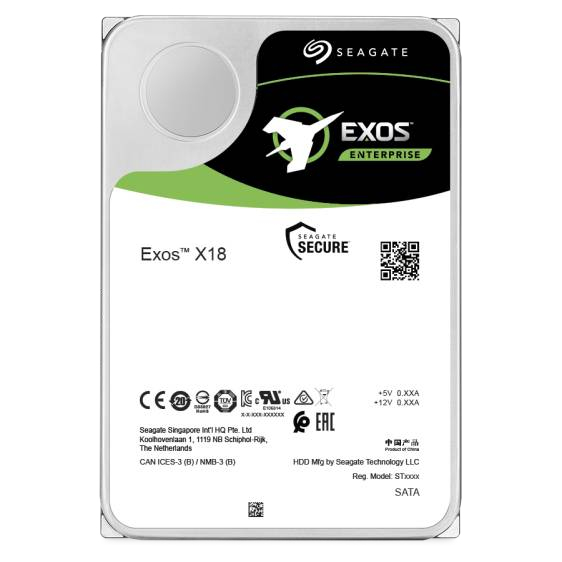 Seagate Enterprise ST18000NM000J interna hårddiskar 18 TB 7200 RPM 256 MB 3.5" Serial ATA III