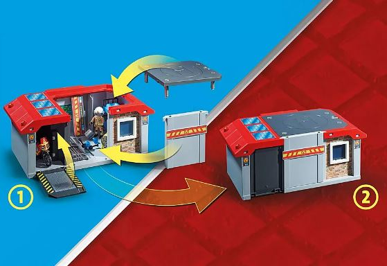 Playmobil City Action Take Along Fire Station