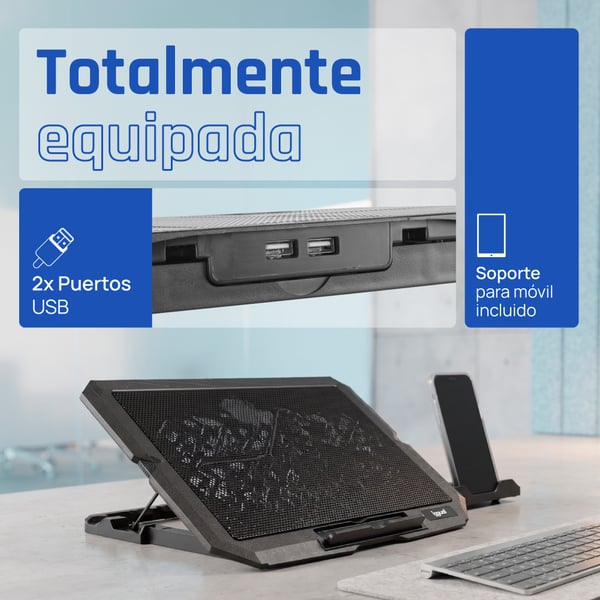 iggual RP4V17 Laptop stativ Sort 43,2 cm (17")